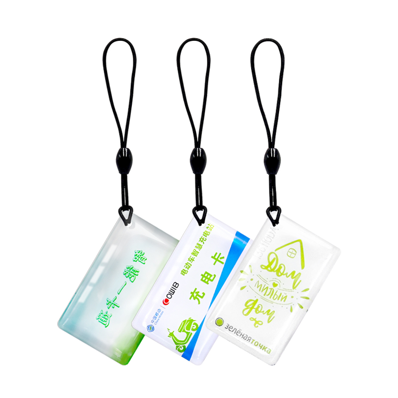 充電滴膠卡鑰匙扣工廠小區門禁滴膠卡鑰匙扣定做廠家3