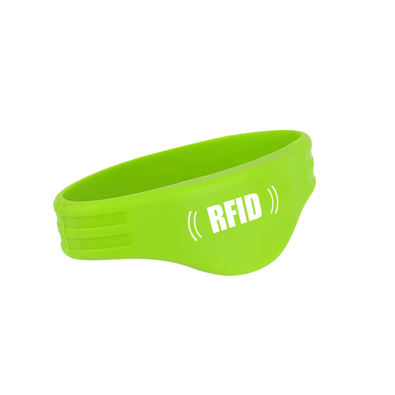 RFID硅膠腕帶批發IC硅膠腕帶定制NFC硅膠手環廠家