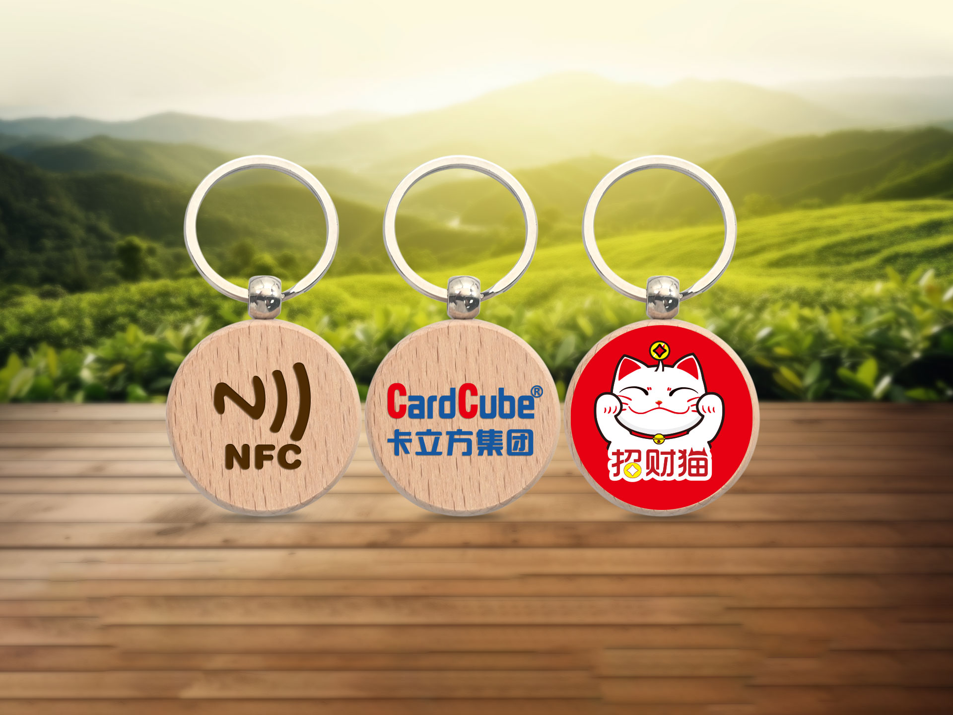 自然臻品，智啟未來｜卡立方集團RFID智能木卡工廠環保木質NFC鑰匙扣源頭廠家