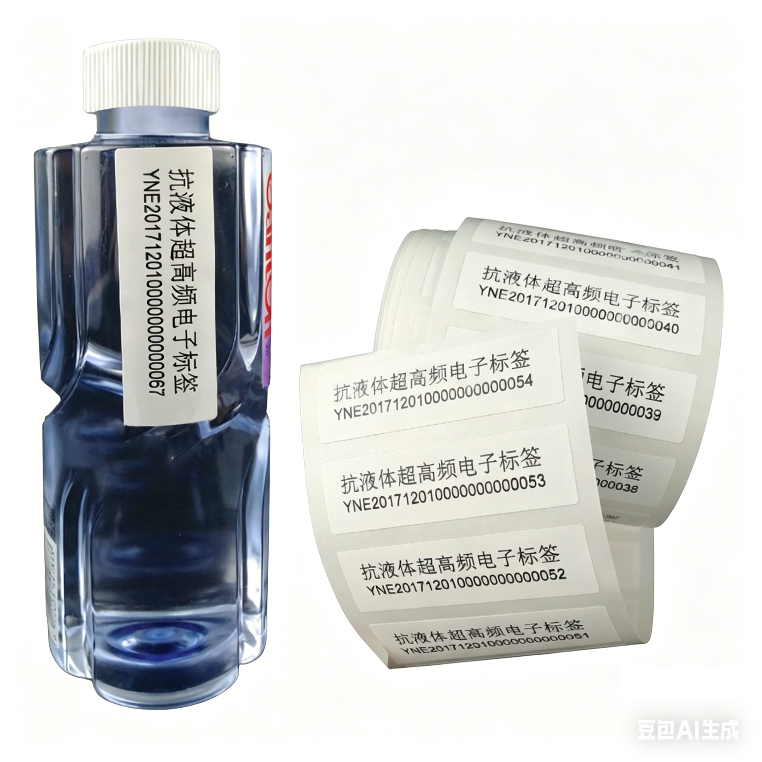 RFID抗液體超高頻標簽NFC洗滌清潔日化化妝品管理抗液體標簽